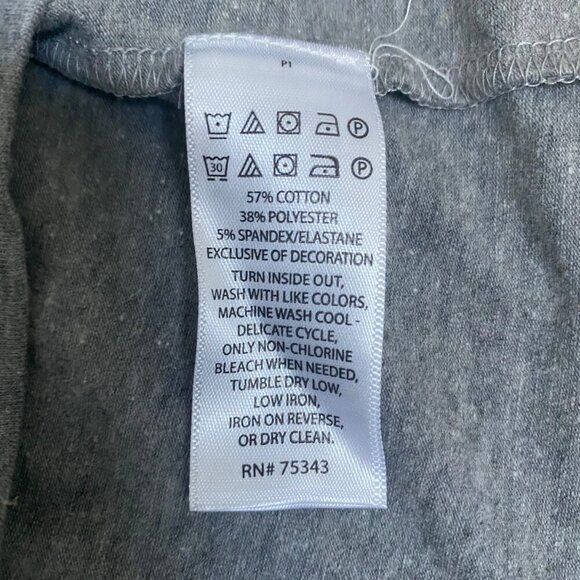 🌟 Tommy Bahama Grey Henley Tee – Size 24M - Picture 7 of 7